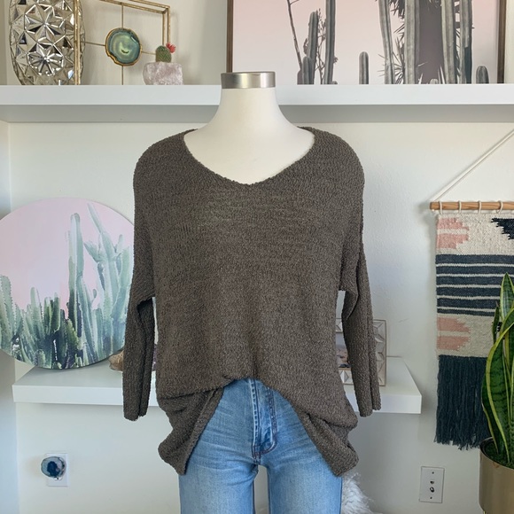 Miracle Sweaters - Brown Baggy Sweater